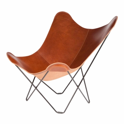Pampa Mariposa Butterfly Montana Chair Leder-Sessel Ausstellungsstück